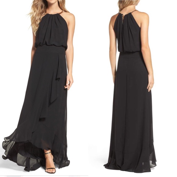 eliza j black gown